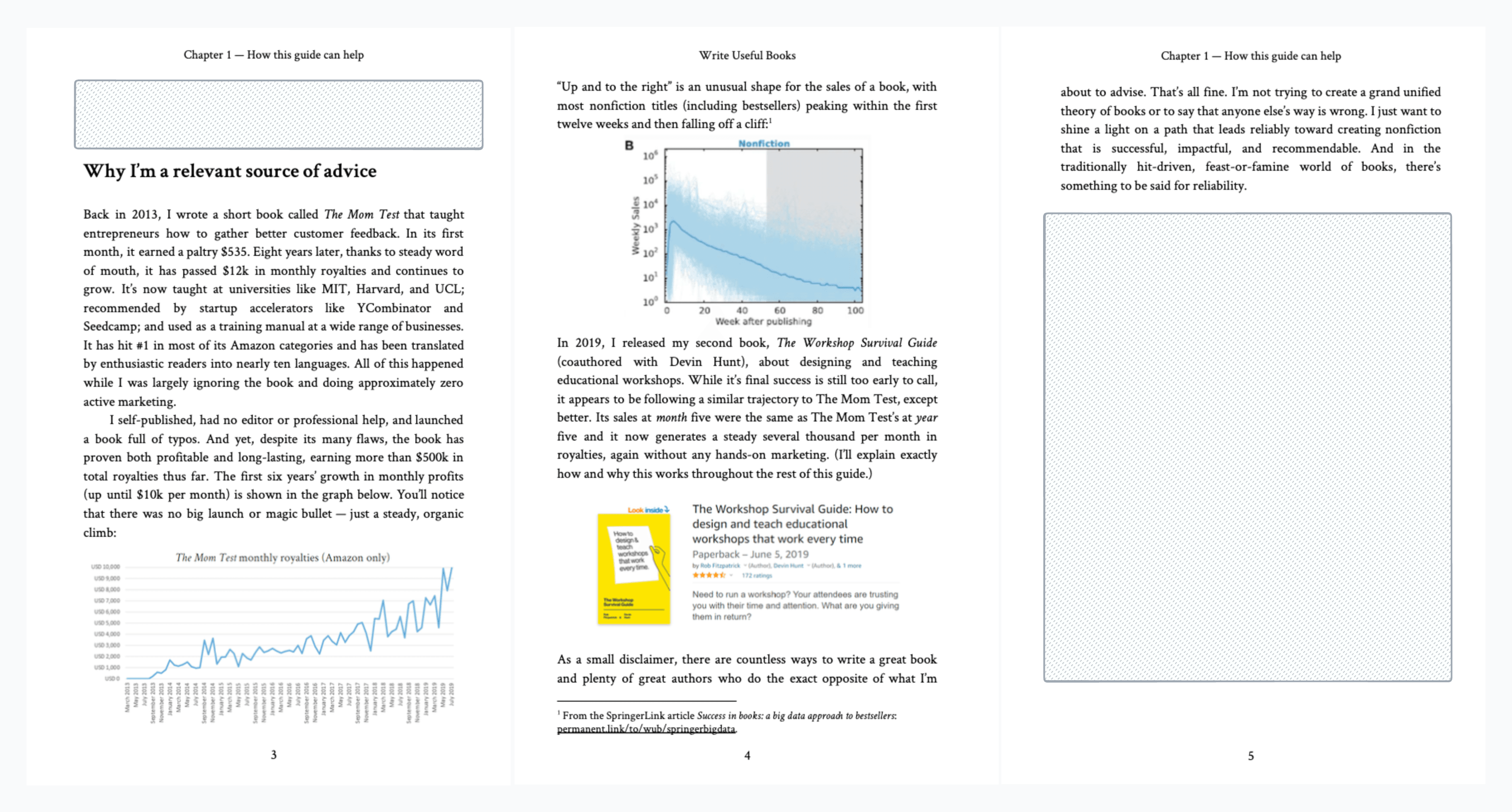 A brief objection-handling intro (400 words) from Write Useful Books establishing that (1) I've done it, (2) more than once, (3) without unique marketing advantages. (Any other personal details are delivered later via breadcrumbs.)